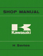 Kawasaki H Series 1969–1977 Motorcycle Complete Workshop Service Manual picture