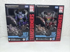 Transformers PREDACON SCORPONOK & DOUBLE PUNCH Studio Series 107 & 115 LOT OF 2 picture