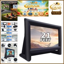 Inflatable Projector Screen 21 Ft Outdoor Double Sided 16:9 Blow Up Movie picture