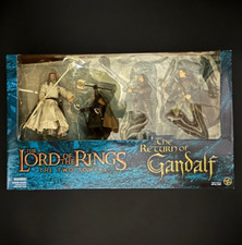 Toy Biz Return Of Gandalf 4 Figure Set 2003 Lord Of The Rings Vintage picture