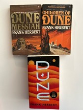 Frank Herbert Dune Paperback Lot of 3 (Dune/Dune Messiah/Children of Dune) picture