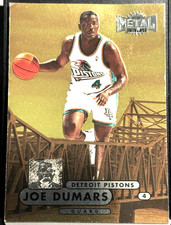 1997-98 Metal Universe Championship Preview - Joe Dumars #90 Detroit Pistons HOF picture