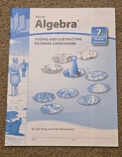 Key To Algebra: Adding and Subtracting Rational Expressions Student Workbook 7 picture