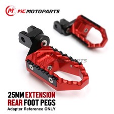 For DUCATI Scrambler 1100 2018-2019 1in. Lowering Passenger Rear Wide Foot Pegs picture