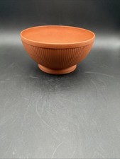 Antique Wedgwood Rosso Antico Engine-Turned Footed Bowl 1880s picture
