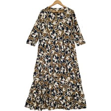 Seasalt Cornwall Dress UK12 Multicoloured Cotton Floral Womenswear - Preloved picture