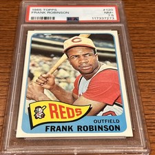 1965 TOPPS #120 FRANK ROBINSON HOF PSA 7.5 picture