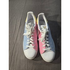 Adidas Stan Smith Pride Love Unites Seersucker Striped Sneakers FY9021 Mens 9.5 picture