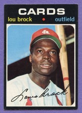 1971 Topps Lou Brock #625 Cardinals VG-EX picture