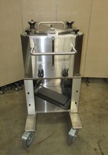 New Fetco Luxus 18 Gallon Thermal Dispenser with Cart LBD-18 w/ cosmetic damage picture