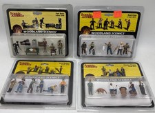 Woodland Scenics Accents Figures Park Bums Track Workers Model Trains picture