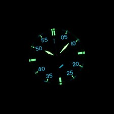 Solar Chronograph Watch 10ATM Sapphire AR Luminous Military Pilot Vintage picture