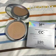 👀IT COSMETICS AIRBRUSH PERFECTING POWDER MEDIUM (W) 0.33 OZ full size new picture