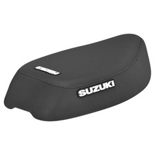 SUZUKI FA 50 (1980-1991 ) gripper seat cover    all BLACK standard #607 picture