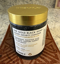 Truly 24K Gold Black Soap Cleanser Vegan Salicylic Acid 6 fl oz/180 mL picture