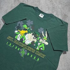 Vintage 1997 Looney Tunes St. Patrick's Day Single Stitch T-Shirt picture