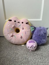 Gund Pusheen Trio - Donut, Round Squishy, Pip Dragonsheen picture