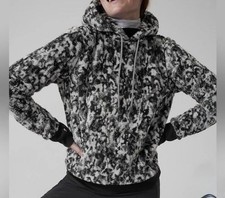 Athleta Tugga Sherpa Jacquard Hoodie In Glacier Jacquard Size XS picture
