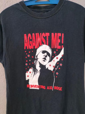 Against Me Band Gift For Friends Black T-Shirt Cotton S-5XL RM415 picture