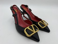 VALENTINO GARAVANI V LOGO SLINGBACK PUMPS SIZE 36 EU / US 5.5 GUC picture
