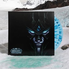 World of Warcraft: Wrath of the Lich King 2xLP Blizzard 'Blue Splatter' picture
