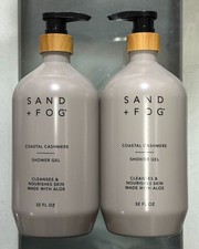 (2-Pk) SAND + FOG™ COASTAL CASHMERE Aloe Nourishing & Cleansing SHOWER GEL 32oz picture