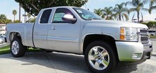 FOR 2007-2013 Chevy Silverado 1500 Chrome Stainless Steel Fender Trim Molding picture