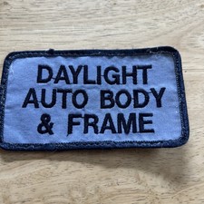 Vintage Automotive Patch Daylight Auto Body Frame Mechanics Uniform picture