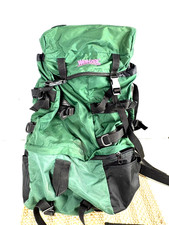 WENZEL Hiking Large Backpack Internal Frame Green Hiking Hunting Traveling picture