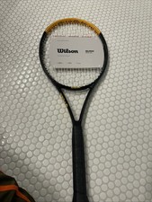Wilson Burn Spin 103 Adult Tennis Racket, Black/Orange See Pics New picture