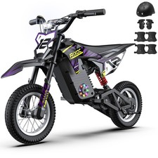 RIXOC DK12 Kids Electric Dirt Bike 700W 15.5MPH 36V 5.2Ah Max 14Miles picture