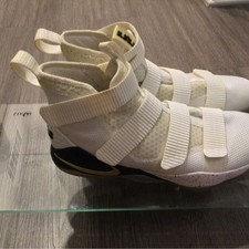 Men's White and Black Athletic Shoes picture