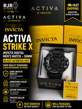 Activa Strike X Invicta Digital Men's Watch - 56mm, Black (ACW8020-001) picture