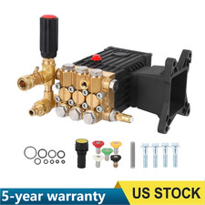 Garvee High Pressure Water Pump 4000 Psi 4.4 Gpm – 1 in Shaft Horizontal Plunger picture