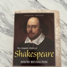 The Complete Works of Shakespeare David Bevington 7th Ed Pearson Hardcover picture