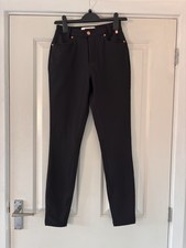 Acai Thermal Skinny Outdoor Trousers Hiking Walking Black Size 8 26R Winter picture