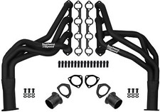 NEW 1979-1993 FORD LONG TUBE HEADERS,PAINTED BLACK,SBF 5.0L 302CI,MUSTANG,CAPRI picture