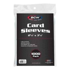 2000 BCW STANDARD CARD PENNY SLEEVES 2 5/8 X 3 5/8 Pokemon MTG Baseball Football picture