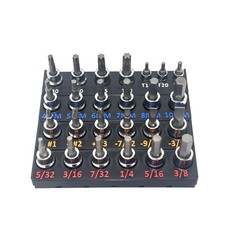 NEW CRAFTSMAN 25 pc Hex Bit Socket Set Metric Inch SAE Torx With Organizers picture