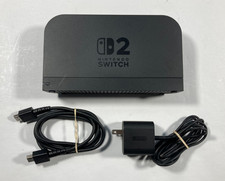 OEM Nintendo Switch 2 Charging Dock Set with Power and HDMI Cables - Good Cond. picture
