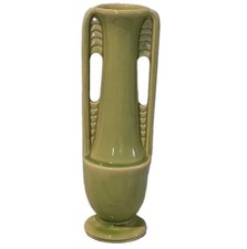 Vintage Shawnee Pistachio Green Art Deco 8 in Bud Vase 1148 USA  picture