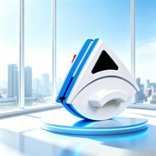 Double Side Magnetic Window Cleaner Triangle Shape Glass Wiper Cleaning  3-8mm picture