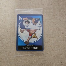 2026 ONE PIECE LA DODGERS MONKEY D LUFFY DON CARD *SEALED* picture