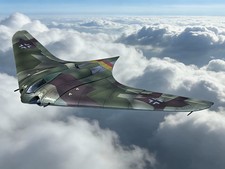 New 1/72 Scale WWII German Horten Gotha Go 229 1944 Fighter-bomber Metal Model picture
