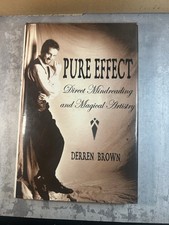 Derren Brown Pure Effect Hardcover Mind Reading & Magic H&R Magic Books HCDJ picture