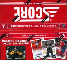 2013-14 Panini Score Hockey Factory Sealed Jumbo Hobby Box - 3 Autos/Memorabilia picture
