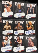 ECW Auto Cards Lot 9 Legends Sabu Raven Sandman D-Von Dudley Tanaka Rhyno Corino picture