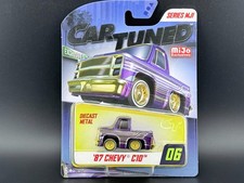CarTuned 1987 Chevrolet C10 (Lowriders) Purple #06 Mijo Exclusive Series 1 1/64 picture