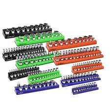 12pc Magnetic Socket Organizer Storage Holder 1/4
