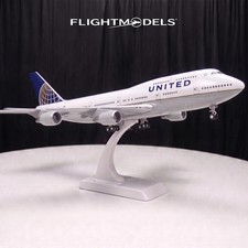 Boeing 747 United Diecast Model Plane 47cm 19 Inch Display Aircraft picture